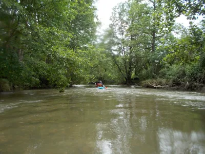 Sur le haut du parcours.